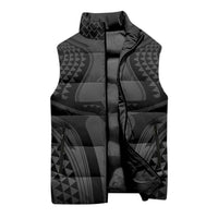Hawaiian Kakau Art Tattoos Aquaman Style Sleeveless Puffer Jacket Special Edition - Wonder Print Shop