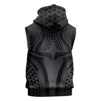 Hawaiian Kakau Art Tattoos Aquaman Style Sleeveless Zip Hoodie Special Edition - Wonder Print Shop