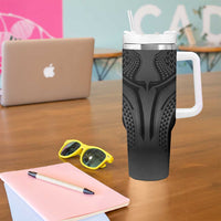 Hawaiian Kakau Art Tattoos Aquaman Style Tumbler With Handle Special Edition - Wonder Print Shop