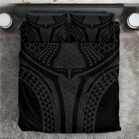 Hawaiian Kakau Art Tattoos Aquaman Style Bedding Set Black Version - Wonder Print Shop