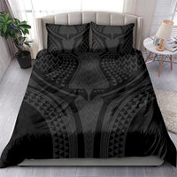 Hawaiian Kakau Art Tattoos Aquaman Style Bedding Set Black Version - Wonder Print Shop