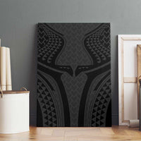 Hawaiian Kakau Art Tattoos Aquaman Style Canvas Wall Art Black Version - Wonder Print Shop