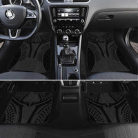 Hawaiian Kakau Art Tattoos Aquaman Style Car Mats Black Version - Wonder Print Shop