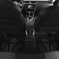 Hawaiian Kakau Art Tattoos Aquaman Style Car Mats Black Version - Wonder Print Shop