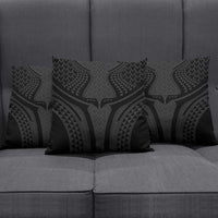 Hawaiian Kakau Art Tattoos Aquaman Style Pillow Cover Black Version - Wonder Print Shop