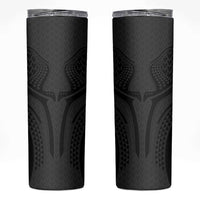 Hawaiian Kakau Art Tattoos Aquaman Style Skinny Tumbler Black Version - Wonder Print Shop