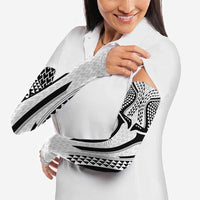 Hawaiian Kakau Art Tattoos Aquaman Style Arm Sleeves White Version - Wonder Print Shop