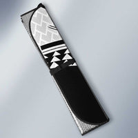 Hawaiian Kakau Art Tattoos Aquaman Style Auto Sun Shade White Version - Wonder Print Shop