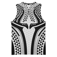 Hawaiian Kakau Art Tattoos Aquaman Style Basketball Jersey White Version - Wonder Print Shop