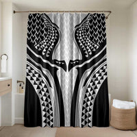Hawaiian Kakau Art Tattoos Aquaman Style Bathroom Set White Version - Wonder Print Shop