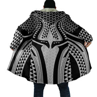 Hawaiian Kakau Art Tattoos Aquaman Style Cloak White Version - Wonder Print Shop