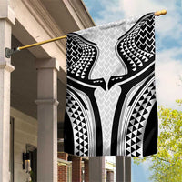 Hawaiian Kakau Art Tattoos Aquaman Style Garden Flag White Version - Wonder Print Shop