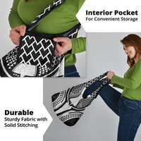 Hawaiian Kakau Art Tattoos Aquaman Style Grocery Bag White Version - Wonder Print Shop