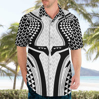 Hawaiian Kakau Art Tattoos Aquaman Style Hawaiian Shirt White Version - Wonder Print Shop