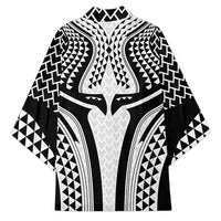Hawaiian Kakau Art Tattoos Aquaman Style Kimono White Version - Wonder Print Shop