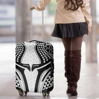 Hawaiian Kakau Art Tattoos Aquaman Style Luggage Cover White Version - Wonder Print Shop