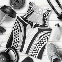 Hawaiian Kakau Art Tattoos Aquaman Style Men Tank Top White Version - Wonder Print Shop