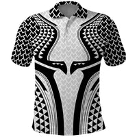 Hawaiian Kakau Art Tattoos Aquaman Style Polo Shirt White Version - Wonder Print Shop