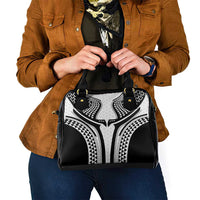 Hawaiian Kakau Art Tattoos Aquaman Style Shoulder Handbag White Version - Wonder Print Shop