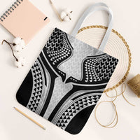 Hawaiian Kakau Art Tattoos Aquaman Style Tote Bag White Version - Wonder Print Shop