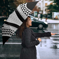 Hawaiian Kakau Art Tattoos Aquaman Style Umbrella White Version - Wonder Print Shop