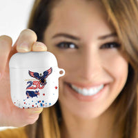 250 Years of American Freedom AirPods Case Flag Bald Eagle and Map