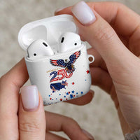250 Years of American Freedom AirPods Case Flag Bald Eagle and Map