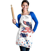 250 Years of American Freedom Apron Flag Bald Eagle and Map