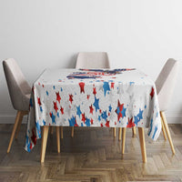 250 Years of American Freedom Tablecloth Flag Bald Eagle and Map