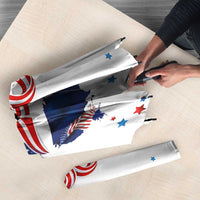 250 Years of American Freedom Umbrella Flag Bald Eagle and Map