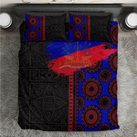 Haiti Flag Day African Seamless Pattern Bedding Set - Wonder Print Shop