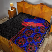 Haiti Flag Day African Seamless Pattern Quilt - Wonder Print Shop