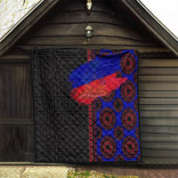 Haiti Flag Day African Seamless Pattern Quilt - Wonder Print Shop