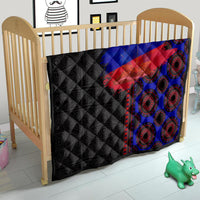 Haiti Flag Day African Seamless Pattern Quilt - Wonder Print Shop