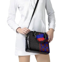 Haiti Flag Day African Seamless Pattern Shoulder Handbag