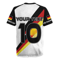Custom Germany Football Road to the 4th European Championship Rugby Jersey White Color - Wonder Print Shop