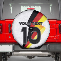 Custom Germany Football Road to the 4th European Championship Spare Tire Cover White Color - Wonder Print Shop