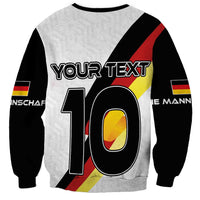 Custom Germany Football Road to the 4th European Championship Sweatshirt White Color - Wonder Print Shop