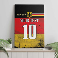 Custom Germany Football Road to the 4th European Championship Canvas Wall Art Black Color - Wonder Print Shop