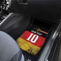 Custom Germany Football Road to the 4th European Championship Car Mats Black Color - Wonder Print Shop