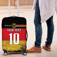 Custom Germany Football Road to the 4th European Championship Luggage Cover Black Color - Wonder Print Shop