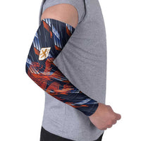 Custom Netherlands Lion Football Arm Sleeves Sporty Style - Wonder Print Shop