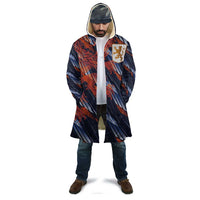 Custom Netherlands Lion Football Cloak Sporty Style - Wonder Print Shop