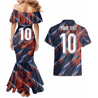 Custom Netherlands Lion Football Couples Matching Mermaid Dress and Hawaiian Shirt Sporty Style - Wonder Print Shop