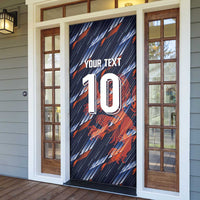 Custom Netherlands Lion Football Door Cover Sporty Style - Wonder Print Shop