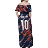 Custom Netherlands Lion Football Family Matching Off Shoulder Maxi Dress and Hawaiian Shirt Sporty Style - Wonder Print Shop