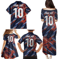Custom Netherlands Lion Football Family Matching Puletasi and Hawaiian Shirt Sporty Style - Wonder Print Shop