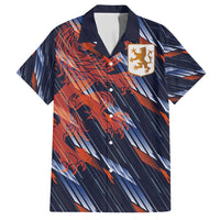Custom Netherlands Lion Football Family Matching Puletasi and Hawaiian Shirt Sporty Style - Wonder Print Shop