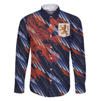Custom Netherlands Lion Football Family Matching Puletasi and Hawaiian Shirt Sporty Style - Wonder Print Shop