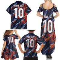 Custom Netherlands Lion Football Family Matching Summer Maxi Dress and Hawaiian Shirt Sporty Style - Wonder Print Shop